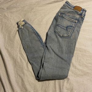 American Eagle, size 4L high rise jegging